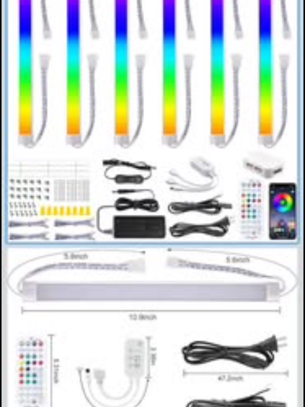 Pack of 6 under cabinet lights new in box
